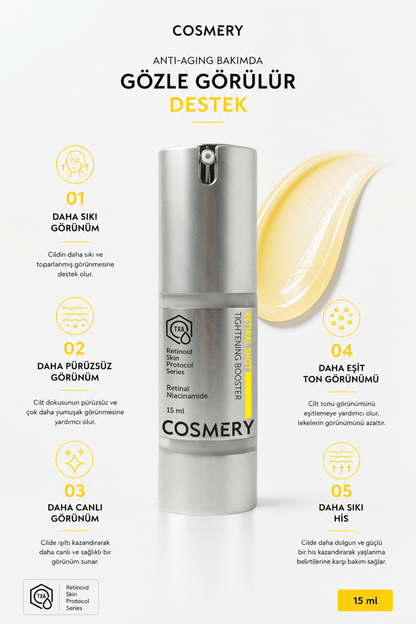 Retinal Shot Cream, Anti-Aging, Sıkılaştırıcı ve Kırışıklık Karşıtı 15 ML
